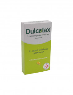 Dulcolax compresse contro la stitichezza 40 compresse rivestite 5 mg