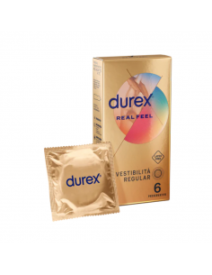 Durex Real Feel profilattici sensazione naturale di contatto 6 pezzi