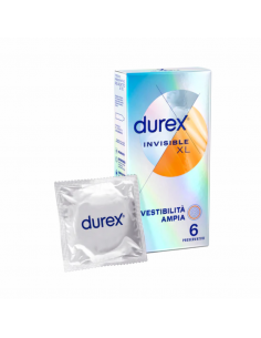 Durex Invisible XL profilattici extra sottili 6 pezzi