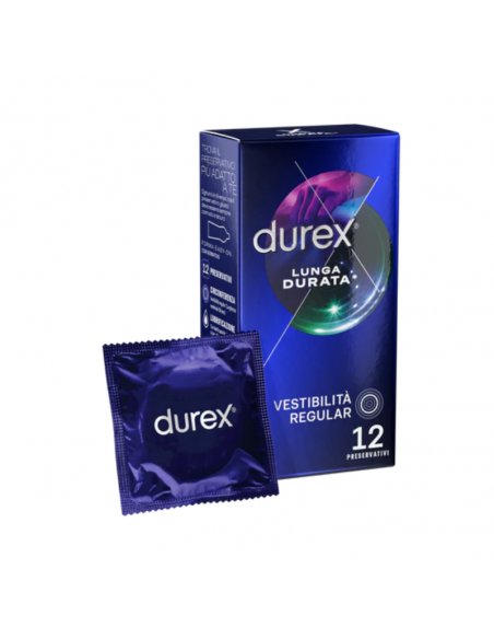 Durex Lunga Durata profilattici per un piacere prolungato 12 pezzi