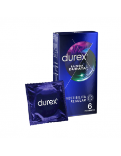 Durex Lunga Durata profilattici per un piacere prolungato 6 pezzi