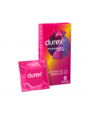 Durex Pleasure Max profilattici con nervature extra stimolanti 6 pezzi