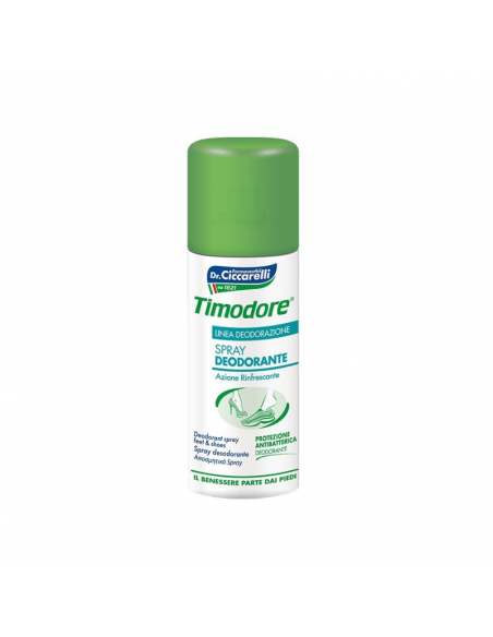 Timodore Spray deodorante ad azione rinfrescante e protezione antibatterica 150ml