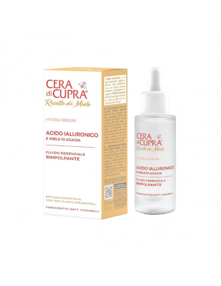 Cera di Cupra Siero rimpolpante all'acido ialuronico e miele d'acacia 30ml