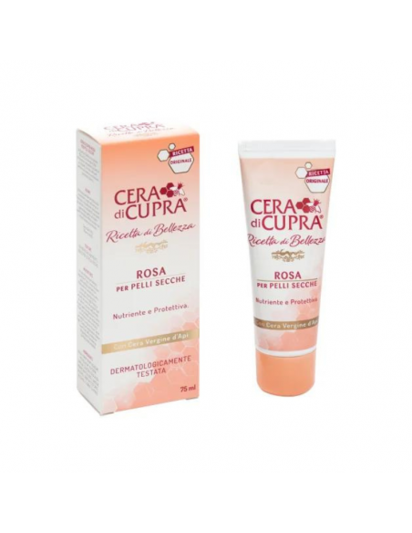 Cera di Cupra Crema rosa nutriente e protettiva per pelli secche tubo 75ml