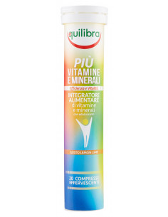 Piu' vitamine/min 20 compresse efferv