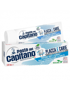 Pasta del Capitano dentifricio Placca e Carie per una pulizia profonda 100ml