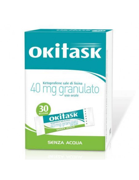 Okitask antinfiammatorio orosolubile granulato 30 bustine 40mg