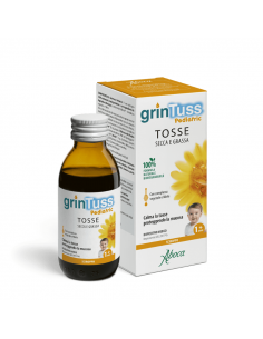 Grintuss Pediatric sciroppo per bambini contro la tosse secca e grassa 180g