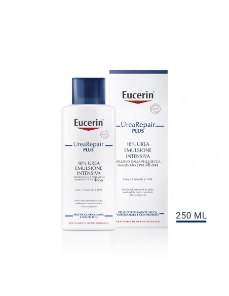 Eucerin UreaRepair Plus 10% urea emulsione intensiva per pelle estremamente secca, desquamata e con prurito  250ml