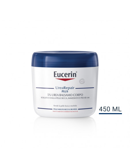 Eucerin UreaRepair Plus 5% urea balsamo corpo per pelle secca e ruvida 450ml