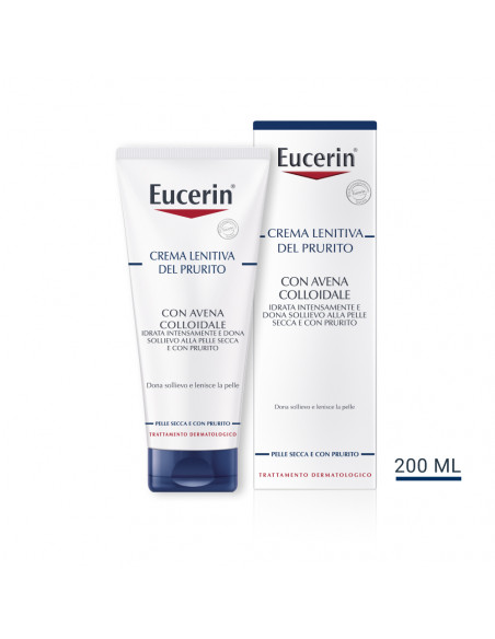 Eucerin UreaRepair crema lenitiva del prurito con avena colloidale 200ml