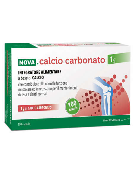 Nova calcio carbonato1g 100 capsule