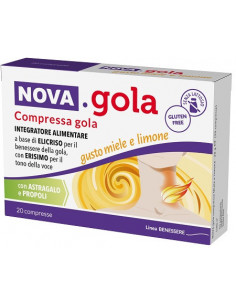 Nova gola miele limone 20 compresse