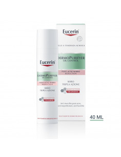 Eucerin DermoPurifyer Oil Control siero tripla azione contro i segni dell'acne 40ml