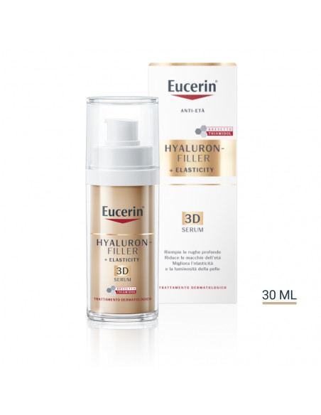 Eucerin Hyaluron-Filler +Elasticity siero viso 3D anti-età 30ml