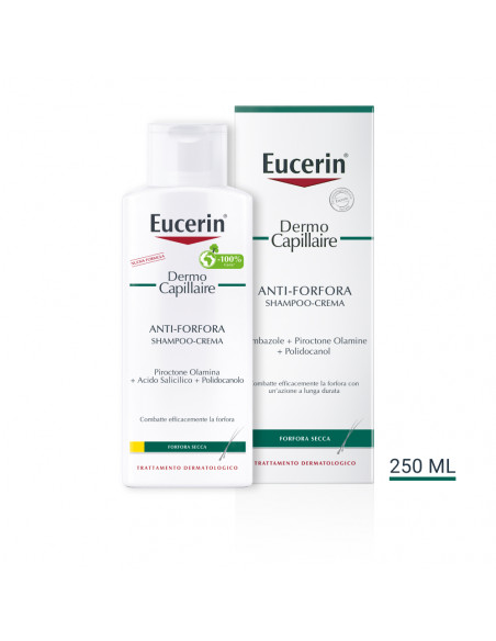 Eucerin Dermo Capillare shampoo-crema antiforfora secca 250ml