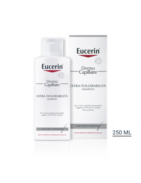 Eucerin Dermo Capillare shampoo extra-tollerabilità per cuoio capelluto ipersensibile 250ml