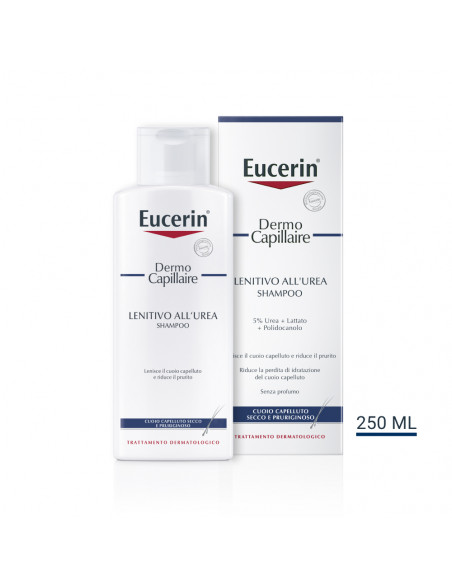 Eucerin Dermo Capillare shampoo lenitivo all'urea per cuoio capelluto secco e pruriginoso 250ml