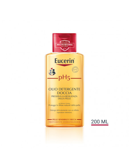 Eucerin PH5 olio detergente doccia per pelle sensibile e secca 200ml