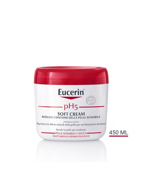 Eucerin PH5 soft cream per pelle sensibile e secca 450ml