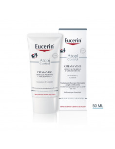 Eucerin Atopi Control crema viso contro prurito e arrossamento per pelle secca e atopica 50ml