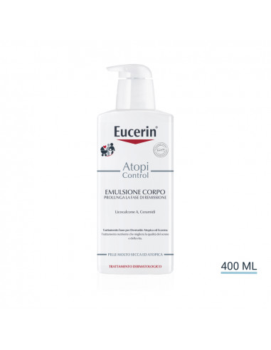 Eucerin Atopi Control emulsione corpo contro la dermatite atopica per pelle molto secca e atopica 400ml
