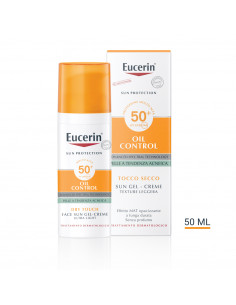 Eucerin Sun Protection Oil Control gel-crema viso solare secco e opacizzante per pelle a tendenza acneica SPF50+ 50ml