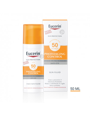 Eucerin Sun Protection Photoaging Control fluido viso solare anti-età SPF50+50ml