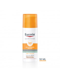 Eucerin Sun Protection Oil Control Tinted gel-crema viso solare colorazione media per pelli a tendenza acneica SPF50+ 50ml