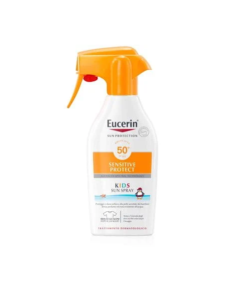 Eucerin Sun Protection Sensitive Protect Kids spray corpo solare per bambino SPF50+ 250ml