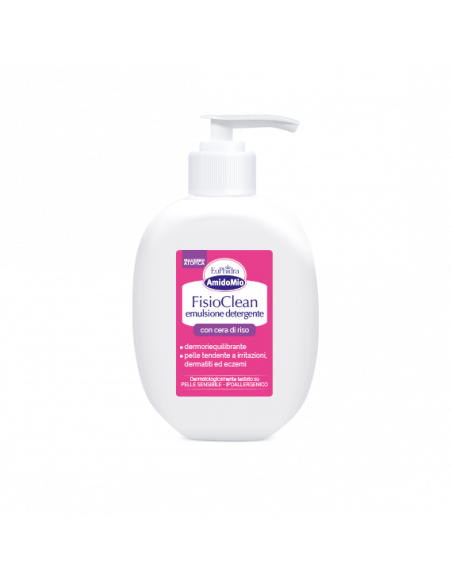 Euphidra AmidoMio fisioclean emulsione detergente per pelli tendenti a irritazioni, dermatiti ed eczemi 200ml