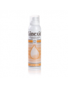 Ginexid schiuma detergente ginecologica per l'igiene quotidiana pH 4,5 150ml