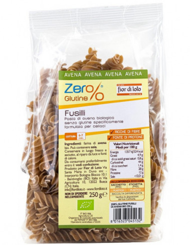 Fusilli di avena 250g