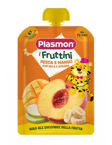 Plasmon i fruttini pesca/mango