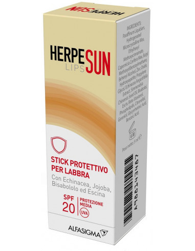 Herpesun lip stick labbra 5ml