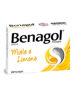 Benagol 24past miele limone