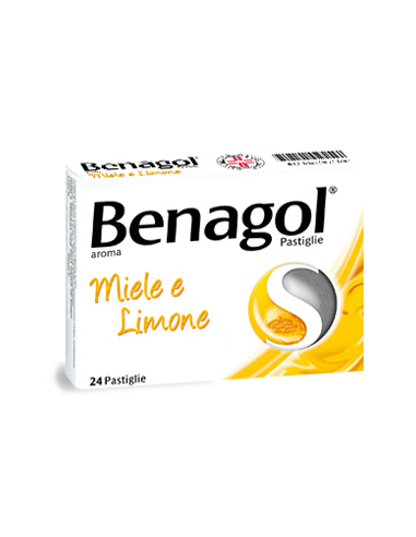 Benagol 24past miele limone