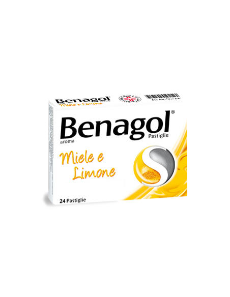 Benagol 24past miele limone