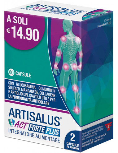 Artisalus Act Forte Plus per la funzionalità articolare 60 capsule