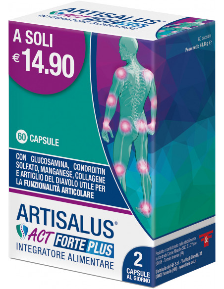 Artisalus Act Forte Plus per la funzionalità articolare 60 capsule