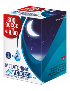 Melatonina Act gocce per ridurre il tempo di addormentamento 15ml