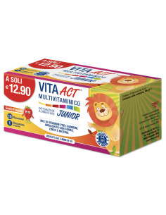 Vita Act junior multivitaminico per rinforzare le difese immunitarie 10 flaconcini