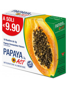 Papaya Act 3g antiossidante per le difese immunitarie 10 bustine