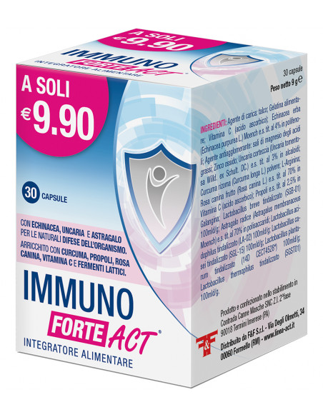 Immuno Forte Act per le naturali difese immunitarie dell'organismo 30 capsule