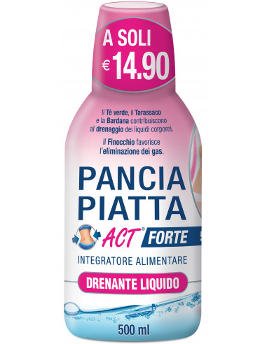 Pancia Piatta Act Forte drenante liquido 500ml