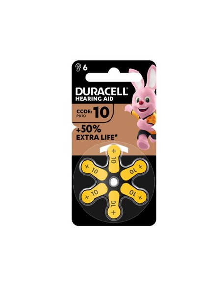 Duracell easy tab 10 giallo