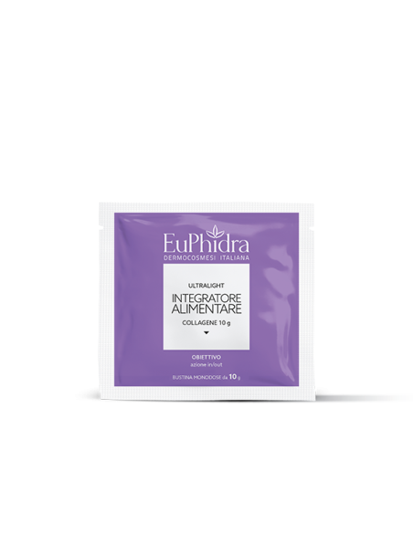 Euphidra Ultralight integratore alimentare collagene idrolizzato contro le rughe 12 bustine