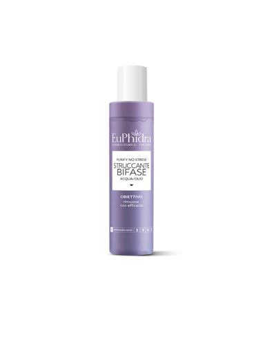 Euphidra Purify No Stress struccante bifasico per rimuovere il make up 150ml