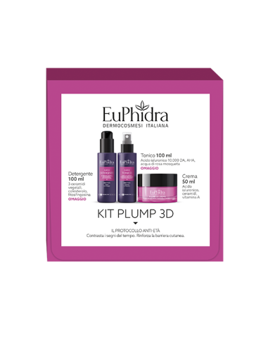 Euphidra Plump 3D Kit Protocollo anti-età per contrastare i segni del tempo